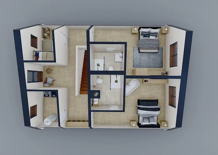 Waldvilla Mit Tiny House Im Kuestenwald 루브민