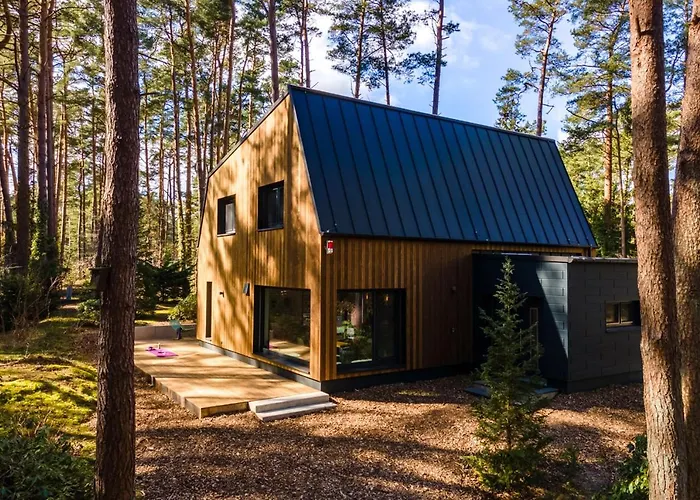 빌라 Waldvilla Mit Tiny House Im Kuestenwald 루브민